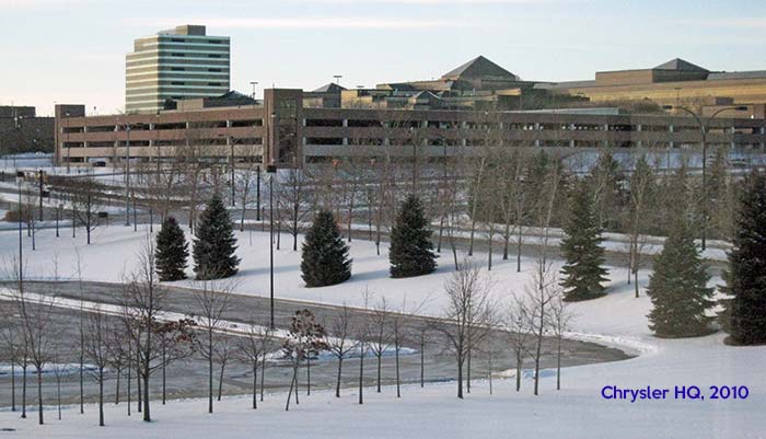 SCORE ended up at the Chrysler headquarters in Auburn Hills