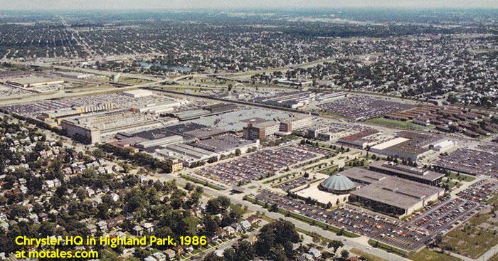 Highland Park - Chrysler headquarters