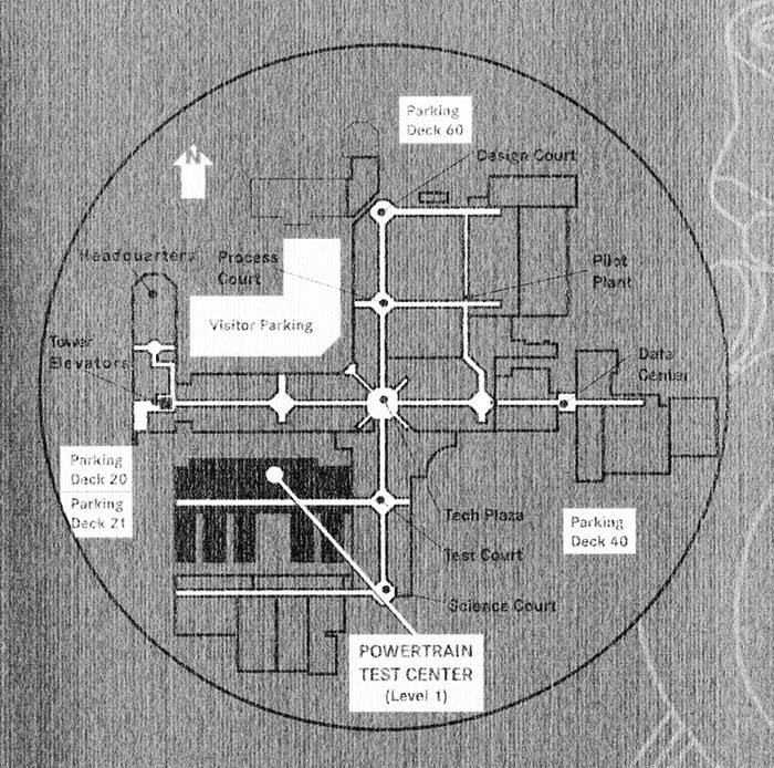 powertrain test cell (dynos) area