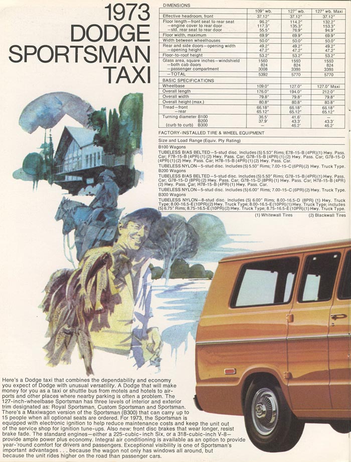 B-van as taxicab