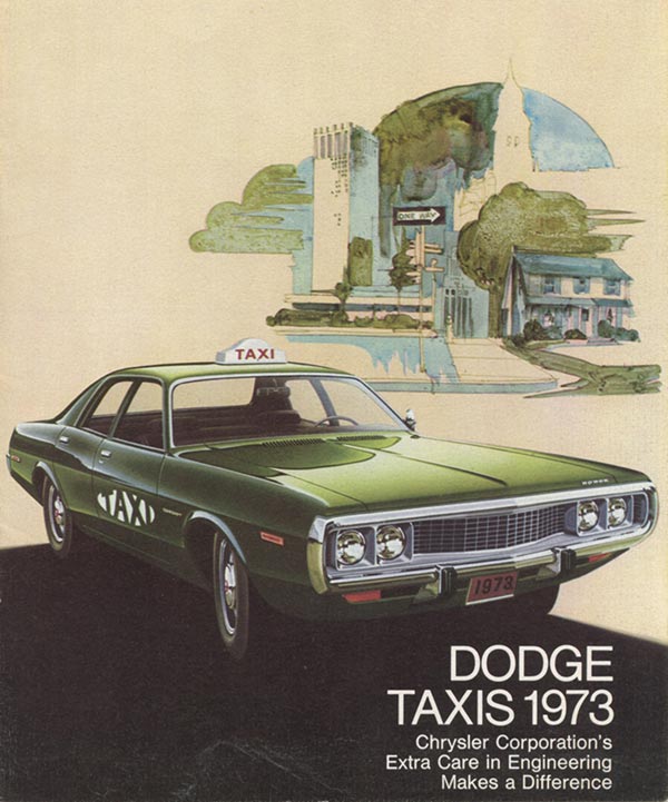 1973 Dodge taxis
