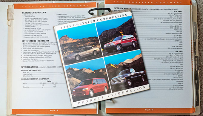 1995 press release book (Chrysler)