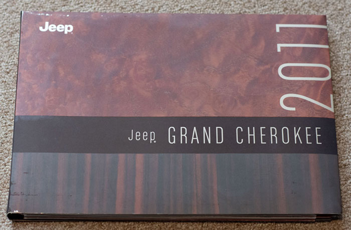 2011 Jeep Grand Cherokee press book