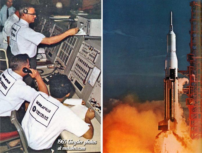 Chrysler launching Apollo missile