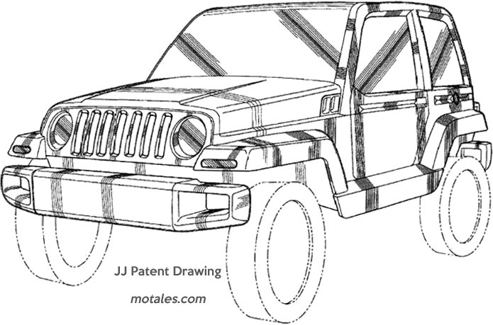 Jeep JJ prototype (patent drawing)