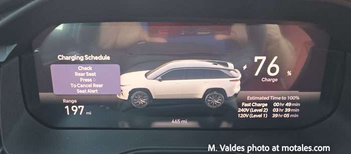 charger controls