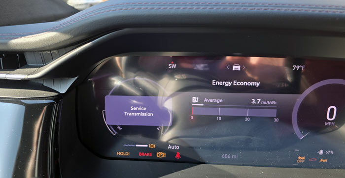 jeep electric car energy display