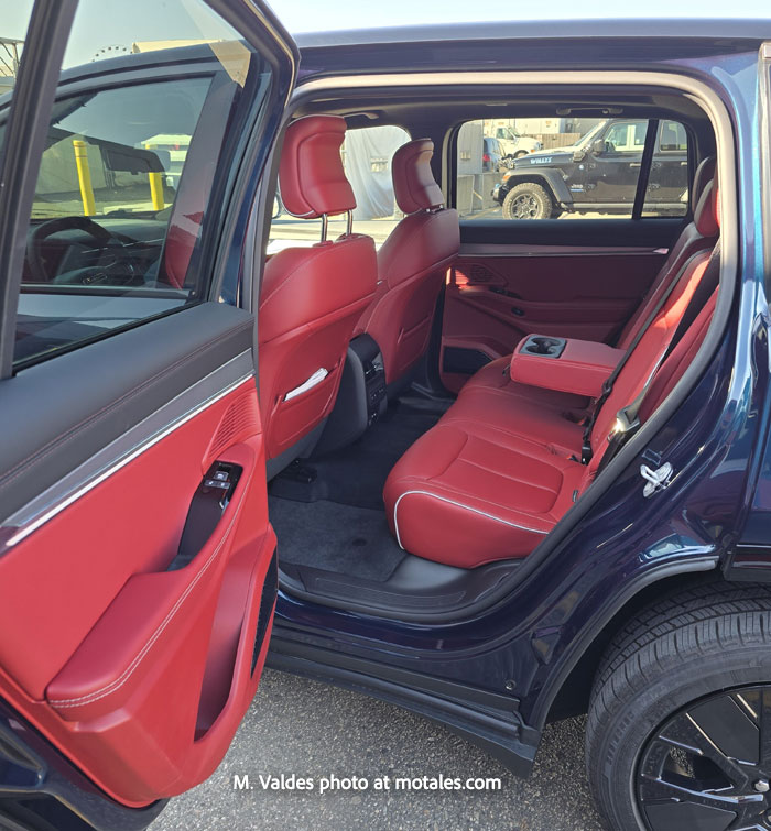 Wagoneer S red leather