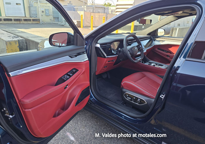 red leather