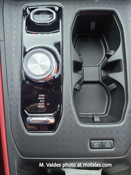 shifter and mode selector