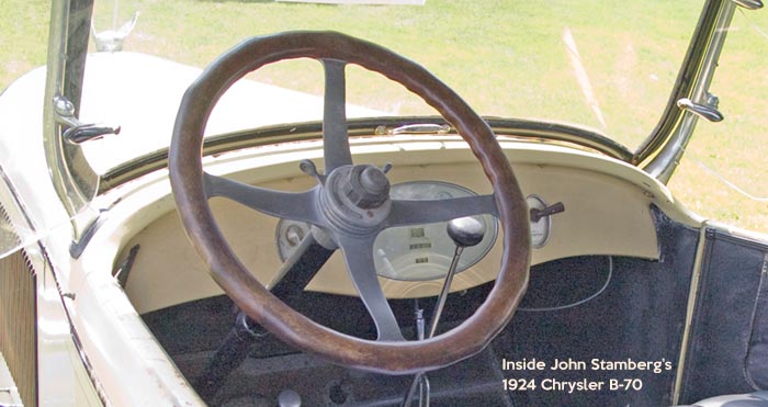 1924 Chrysler B-70 dashboard