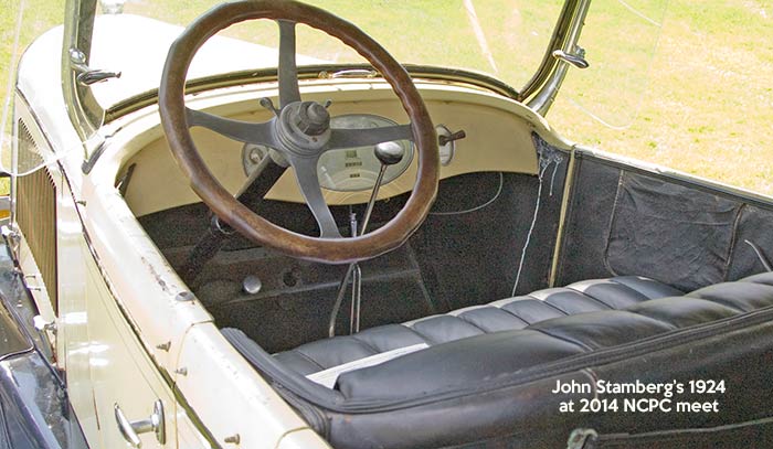 inside Chrysler B-70 from 1924