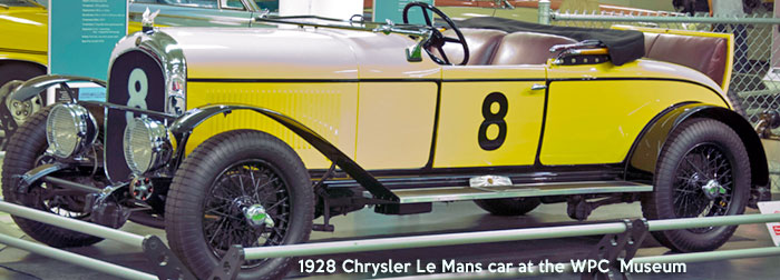 1928 Chrysler Le Mans car