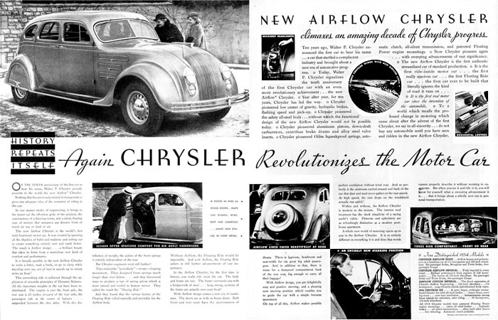 new airflow chrysler modernizes the car