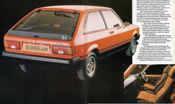 Chrysler Sunbeam Ti sporty car