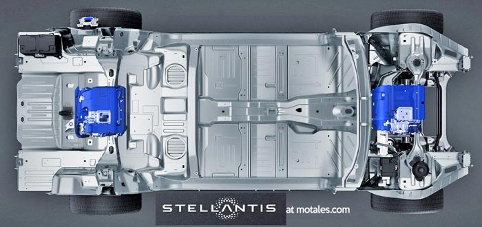 Electric motors in STLA Large car from Stellantis (Dodge)