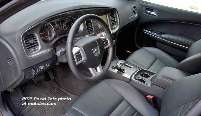2012 Dodge Charger interior