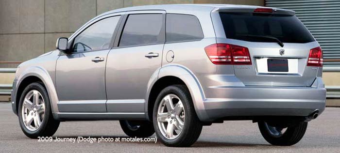 2009 Dodge Journey tail