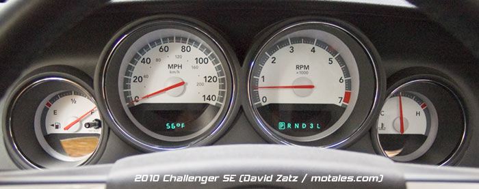 Challenger SE gauges