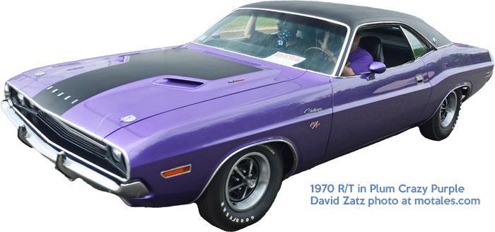 Plum Crazy Purple 1970 Challenger