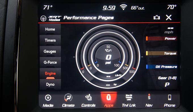 SRT PErformance Pages
