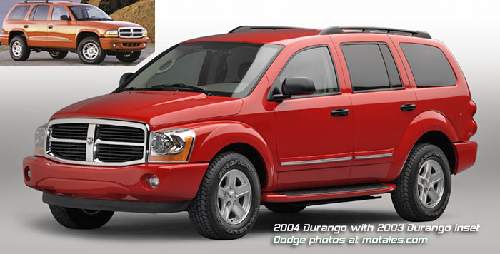 2002 vs 2004 Dodge Durango SUVs