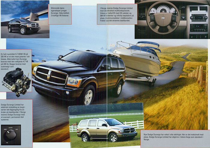 Dutch Dodge Durango brochure