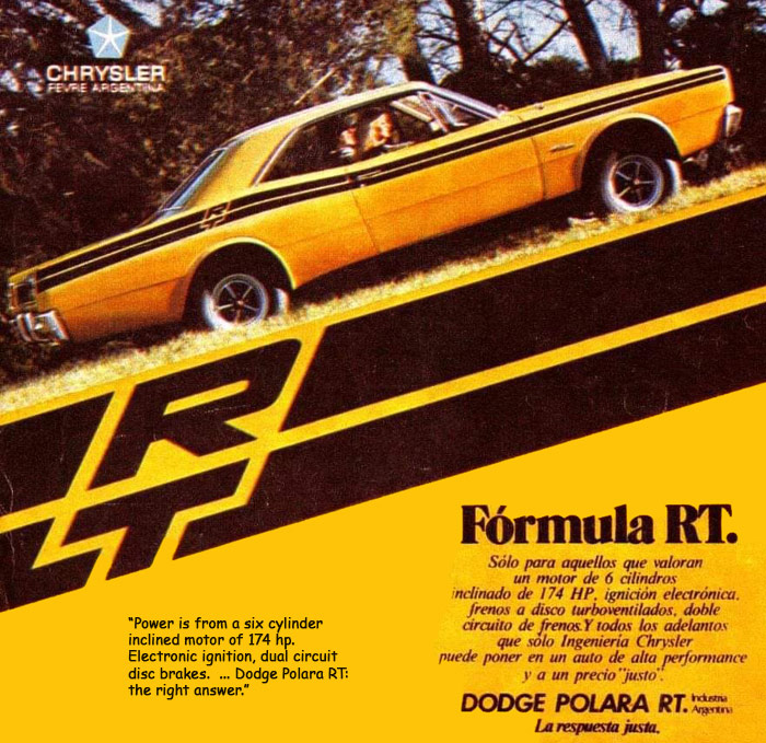 Argentina Dodge Polara Formula RT