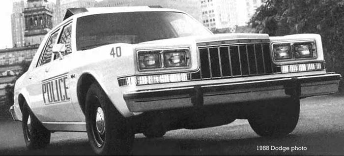 1988 Dodge Diplomat police car