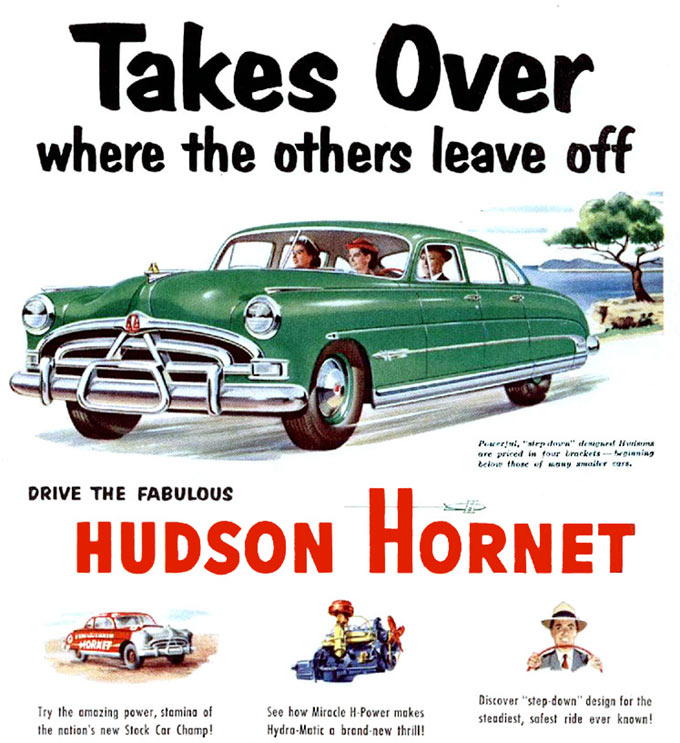 Fabulous Hudson Hornet Takes Over where Others Leave Off