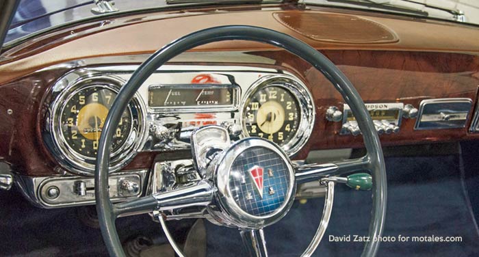 1950s Hudson Hornet dashboard