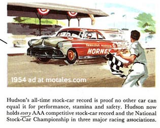 1954 Hudson Hornet championship car