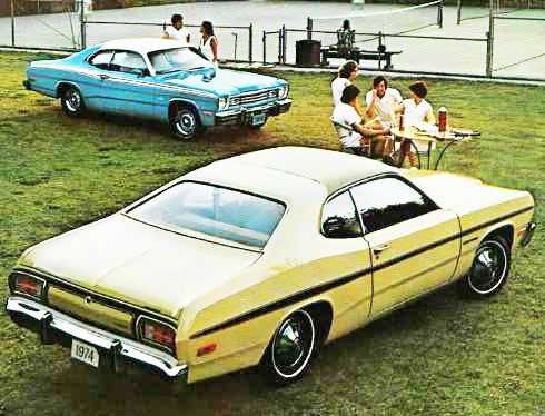 1974 Plymouth Duster cars (two of them)
