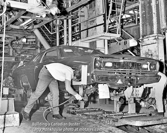 Building a Plymouth Duster in Canada