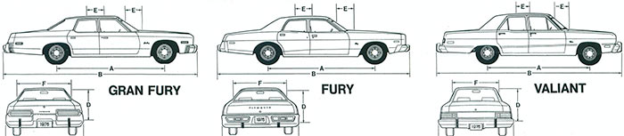 1976 police cars