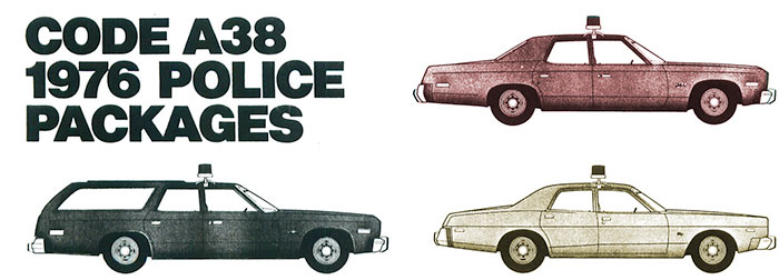 1976 Plymouth police cars (A38)