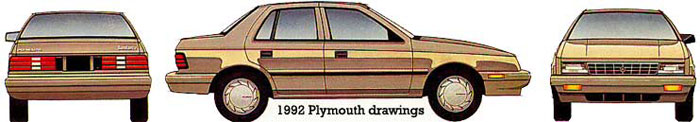 1992 Plymouth Sundance