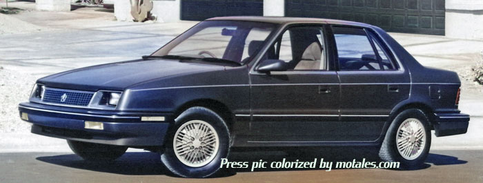 1987 Plymouth Sundance compact car