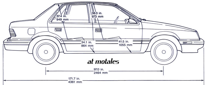 car dimensions