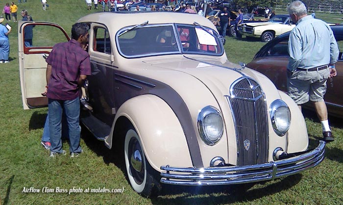 Airflow at Hagley car show