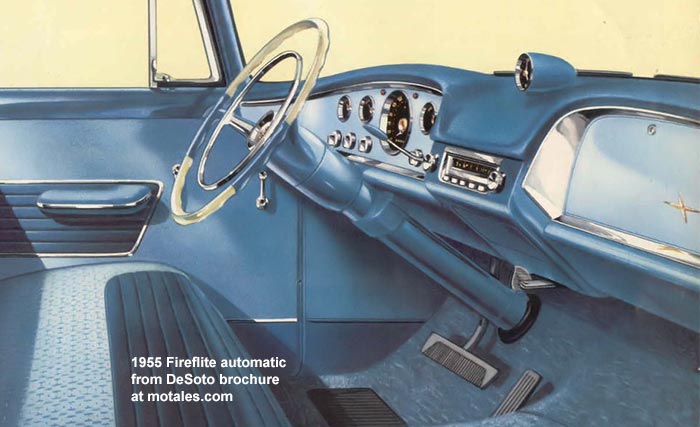 1955 DeSoto interior
