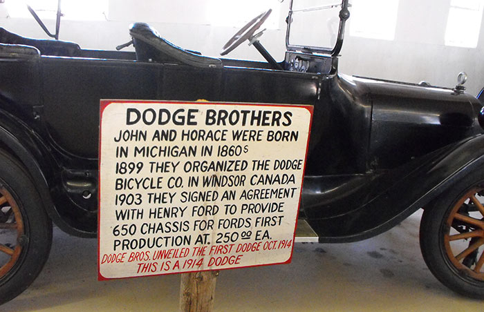 dodge brothers 1914 car sign