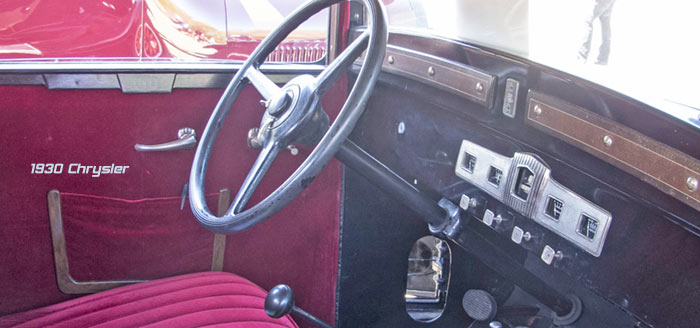 Inside 1930 Chrysler
