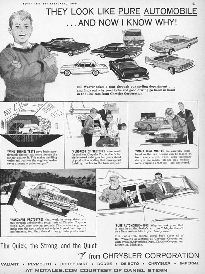 1960 Chrysler boys life ad