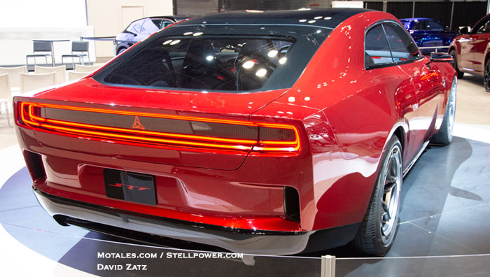 Dodge Charger Daytona 800V electric car