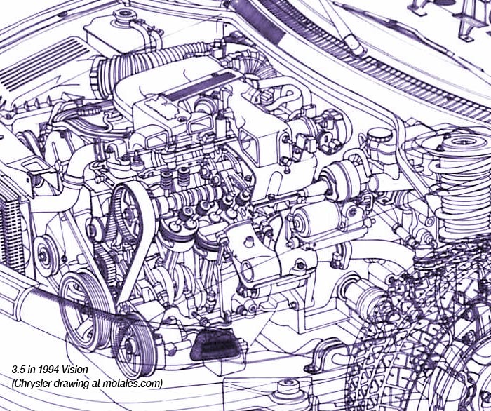 Mopar engine cutaway