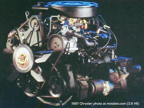 3.9 liter truck engine in 1987
