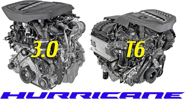 GME T6 - Hurricane inline six-cylinder replacing the Hemi