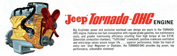 Kaiser-Jeep Tornado Six (OHC) engine