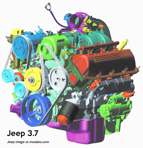 Jeep 3.7 liter V6 "Next Generation" engine